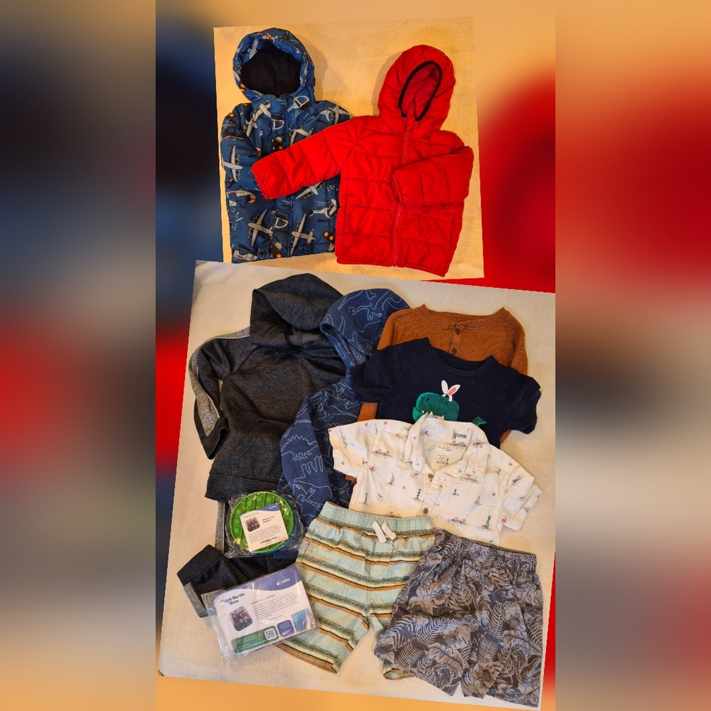 Bundle Of 4T Boys Clothing And Toys
